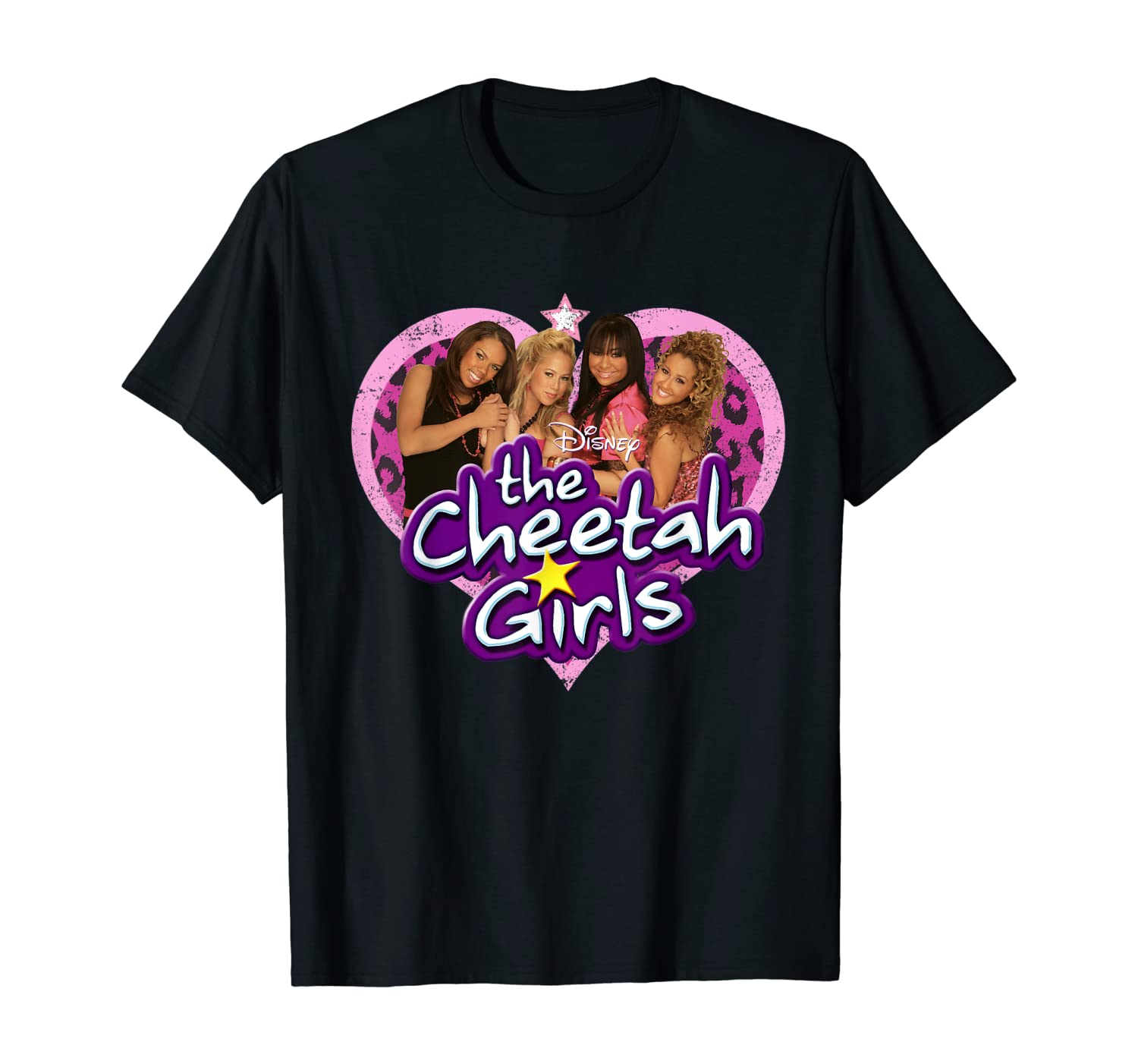 Disney Channel The Cheetah Girls Characters And Logo T-shirt