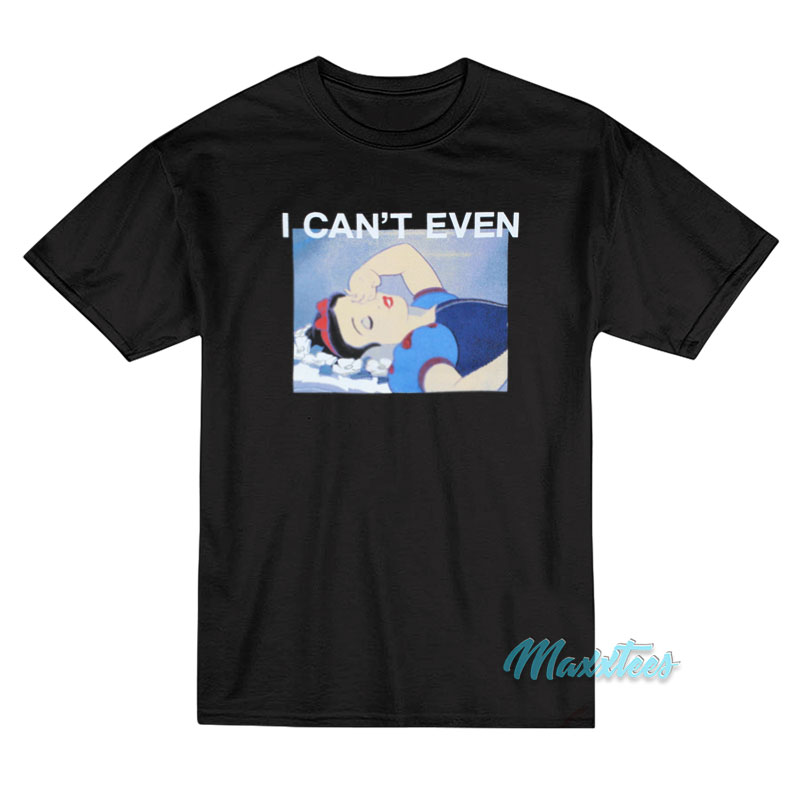 Disney Girls Princess Snow White I Can't Even T-shirt