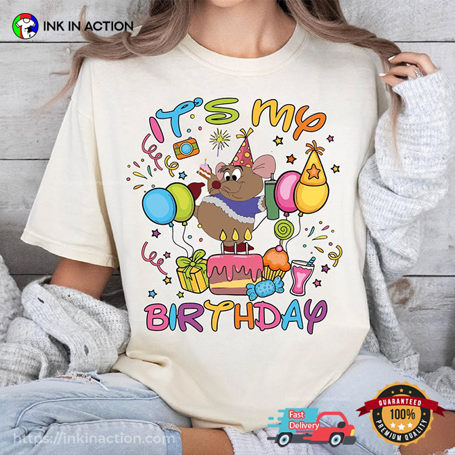 Disney It’s My Birthday Gus Gus Comfort Color Tee