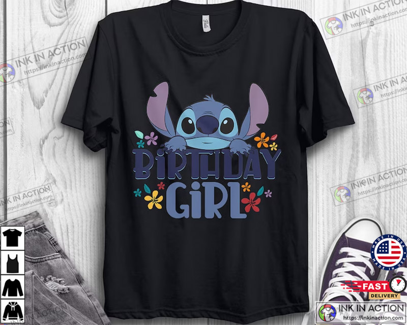 Disney Lilo & Stitch Birthday Girl T-shirt