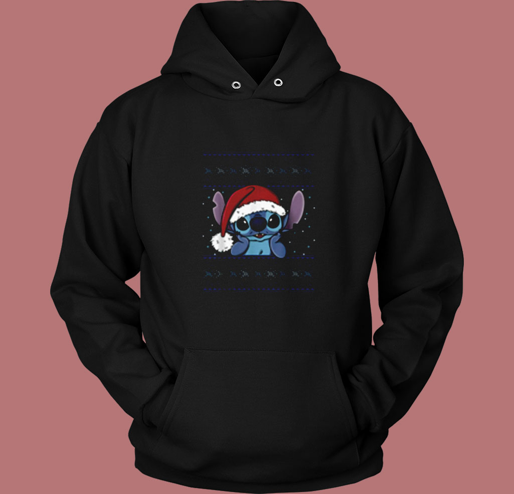 Disney Lilo & Stitch Christmas Ugly Vintage Hoodie