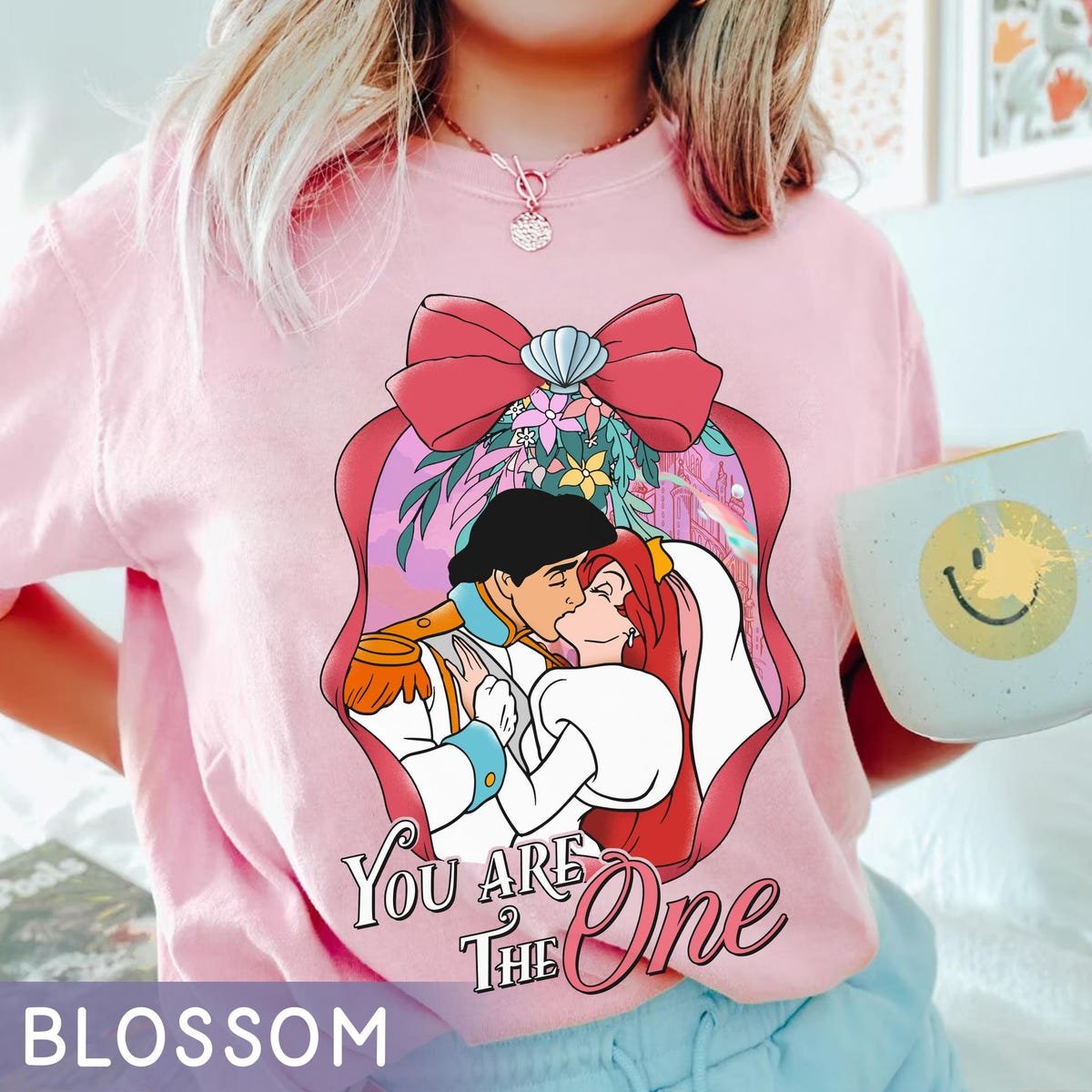 Disney Valentine's Day Shirt Ariel And Eric Little Mermaid Gift 2025