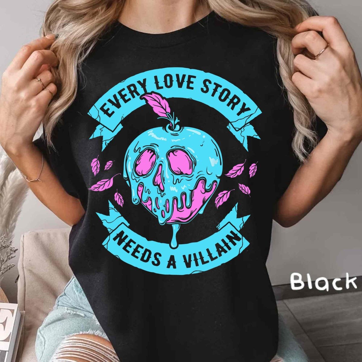 Disney Villains Poison Apple Shirt Evil Queen Valentine's Day Matching