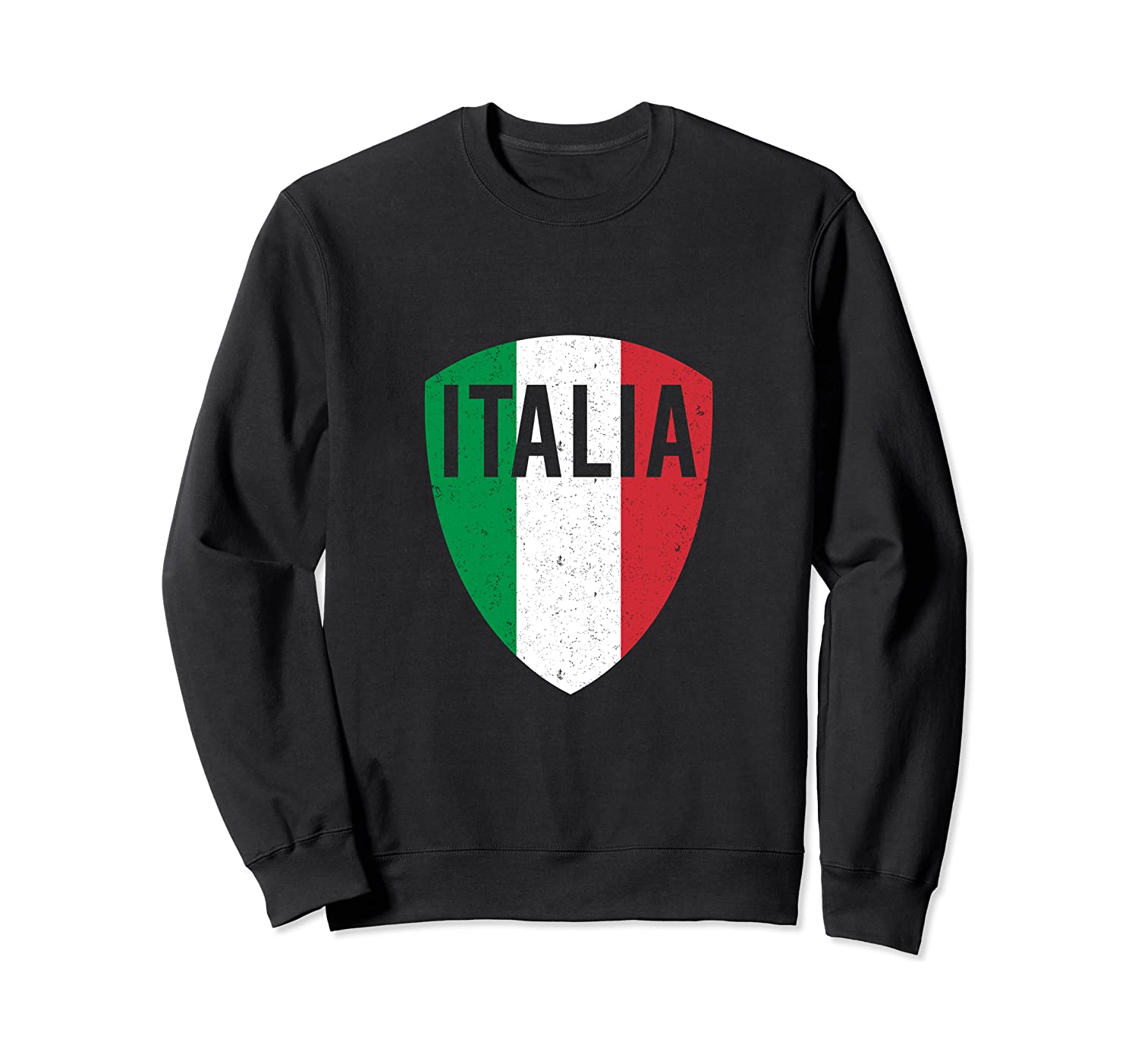 Distressed Italy Sweatshirt Italian Flag Italia