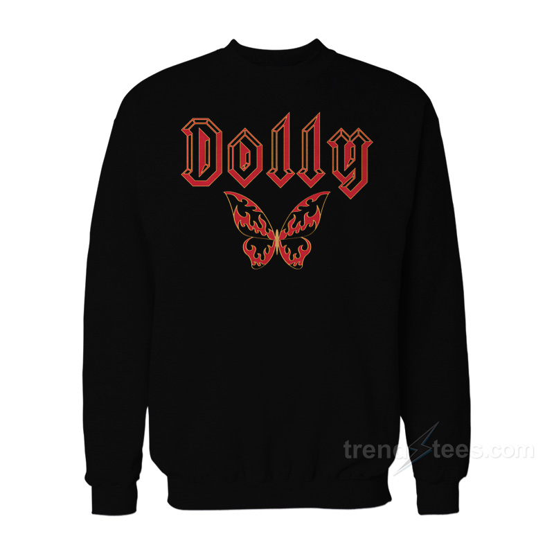 Dolly Rock N' Roll Butterfly Sweatshirt