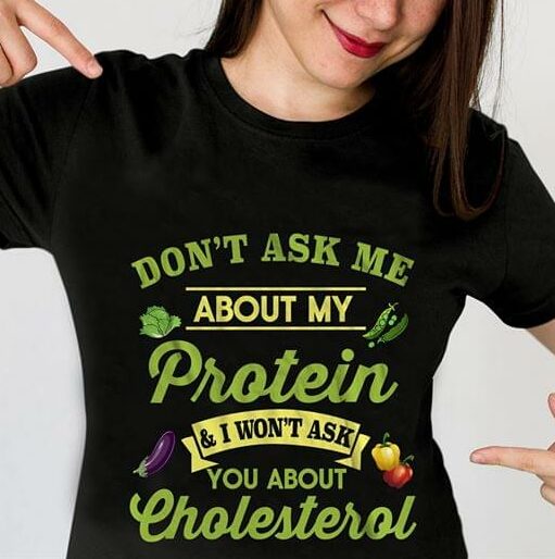 Don't Ask Me About My Protein & I Won't Ask You About Cholesterol Shirt