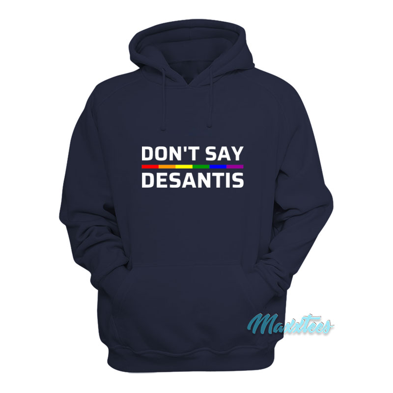 Don't Say Desantis Pride Hoodie