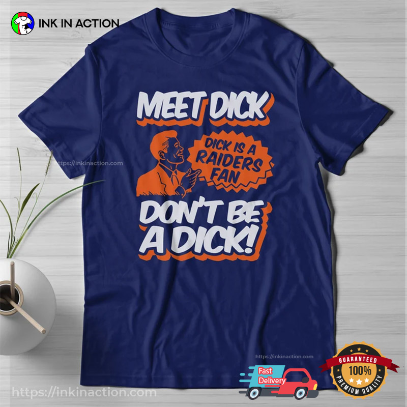 Don’t Be A Dick Funny Retro Nfl Denver Broncos T-shirt