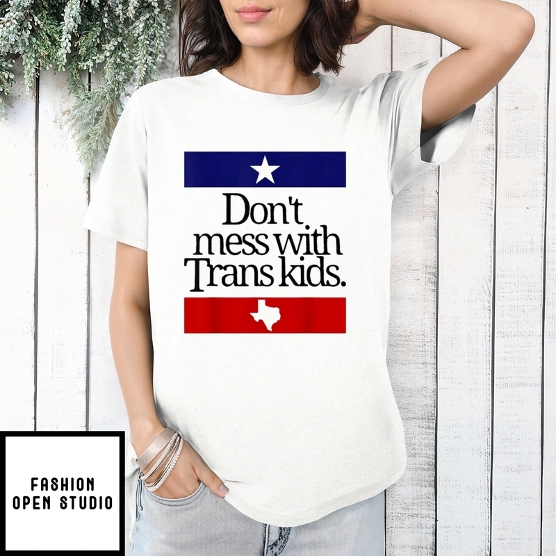 Don’t Mess With Trans Kids Protect Trans Kids Star Lgbt T-shirt