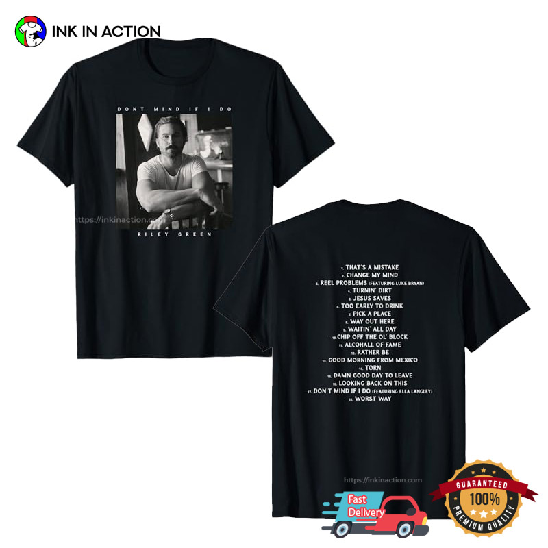 Don’t Mind If I Do Riley Green Retro Graphic T-shirt