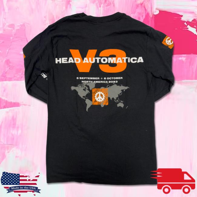 Down Right Merch Head Automatica – Tour Long Sleeve