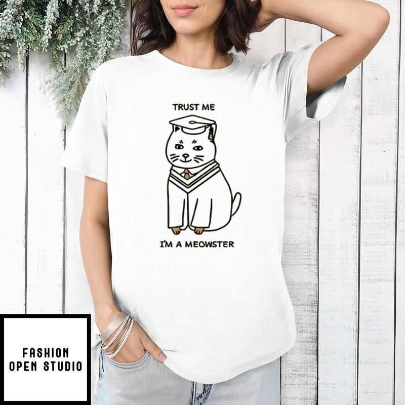 Dr Cat Trust Me I’m A Meowster T-shirt