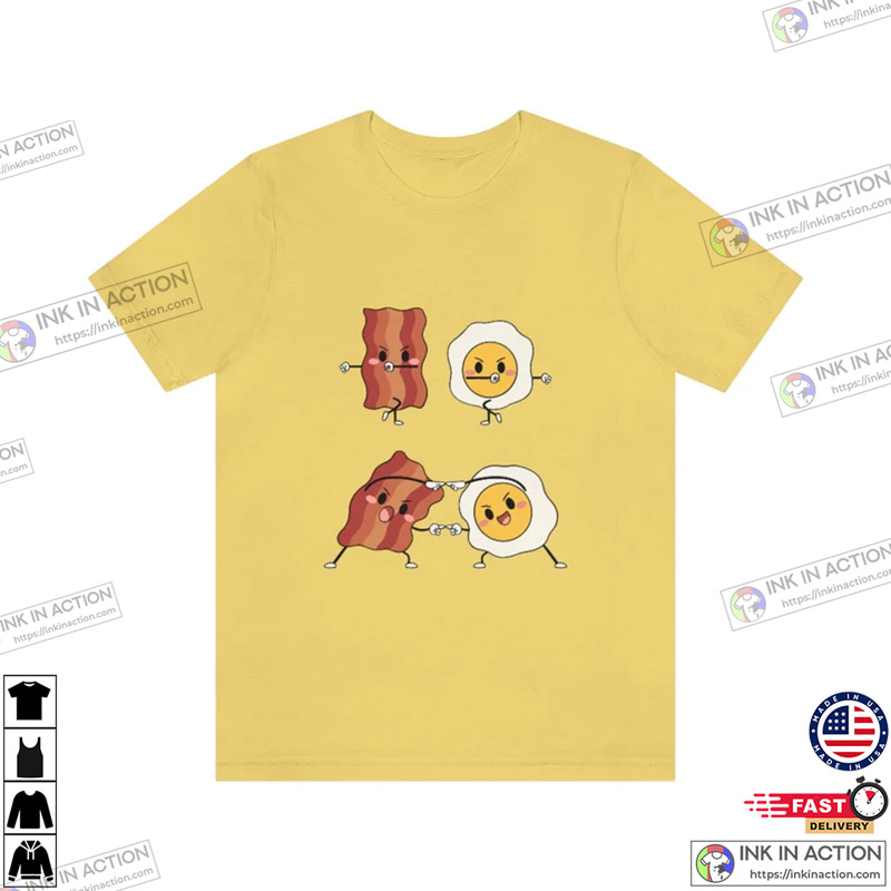 Dragon Ball Fusions Cute Combo Bacon & Egg Food T-shirt