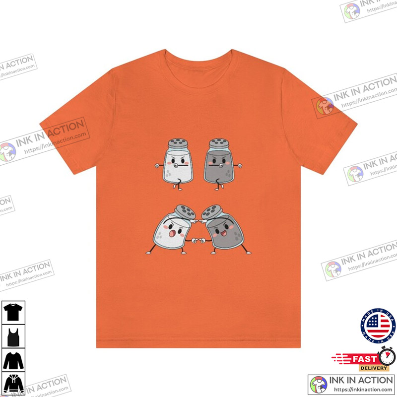 Dragon Ball Fusions Cute Combo Salt & Pepper Food T-shirt