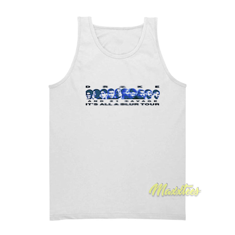 Drake And 21 Savage It's All A Blur Tour Tank Top