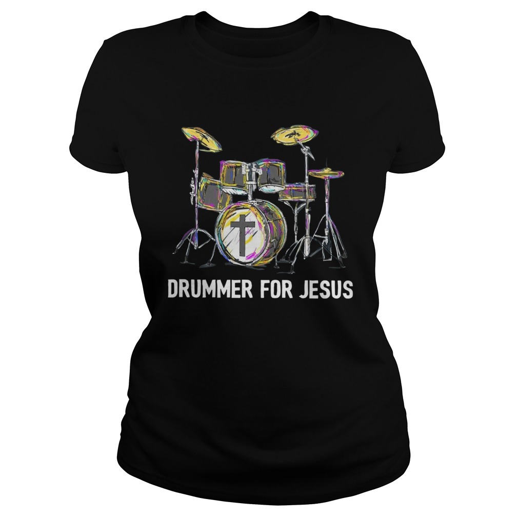 Drummer For Jesus Classic Ladies