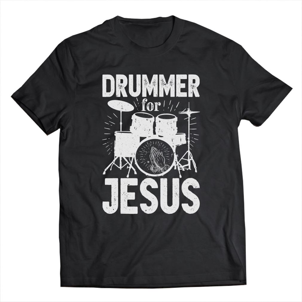 Drummer For Jesus Funny Christian Musician Worship Band Drum
