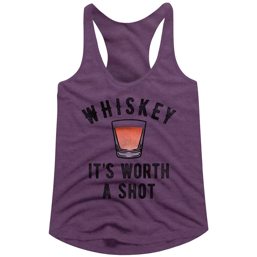 Drunk Society Whiskey It's Worth A Shot Tank Top
