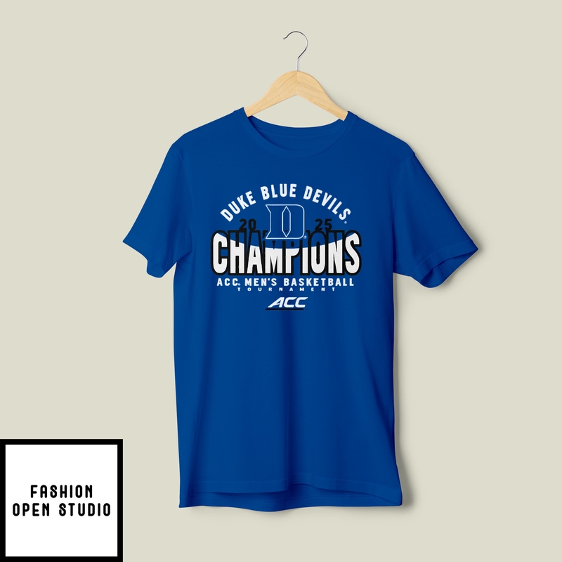 Duke Blue Devils Men’s Basketball Acc Champs 2025 T-shirt