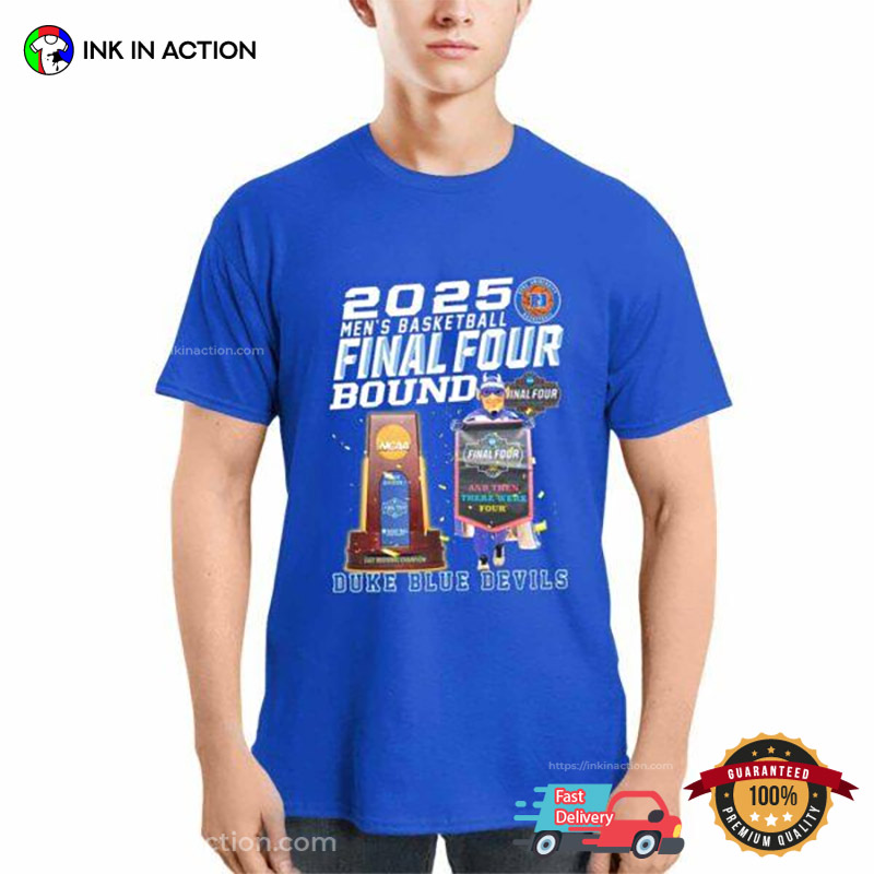 Duke Devil 2025 Men’s Basketball Final Four Bound Shirt