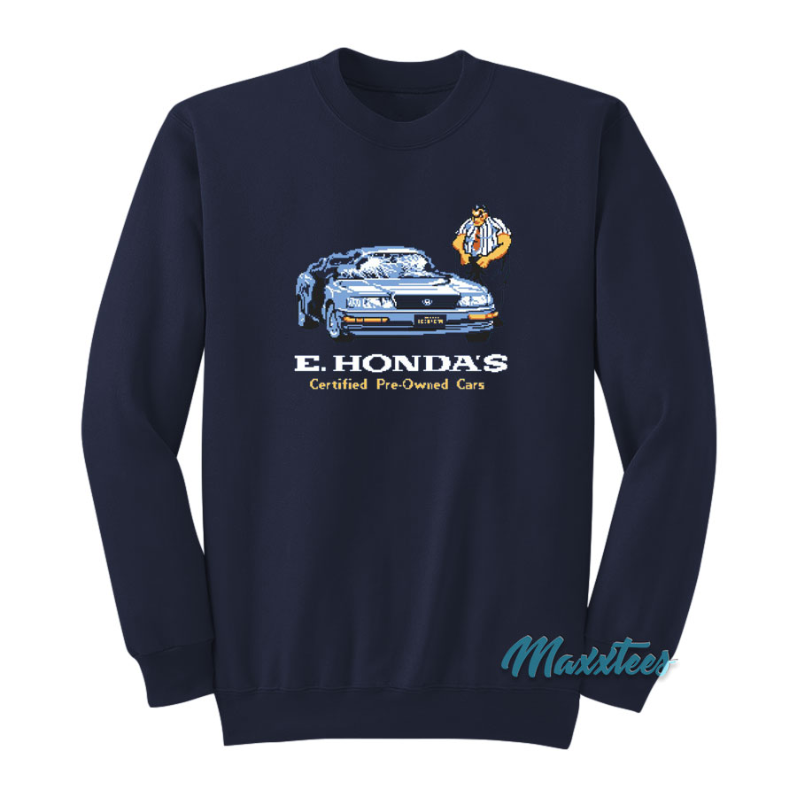 E Honda's Pre-owned Cars Street Fighter Sweatshirt