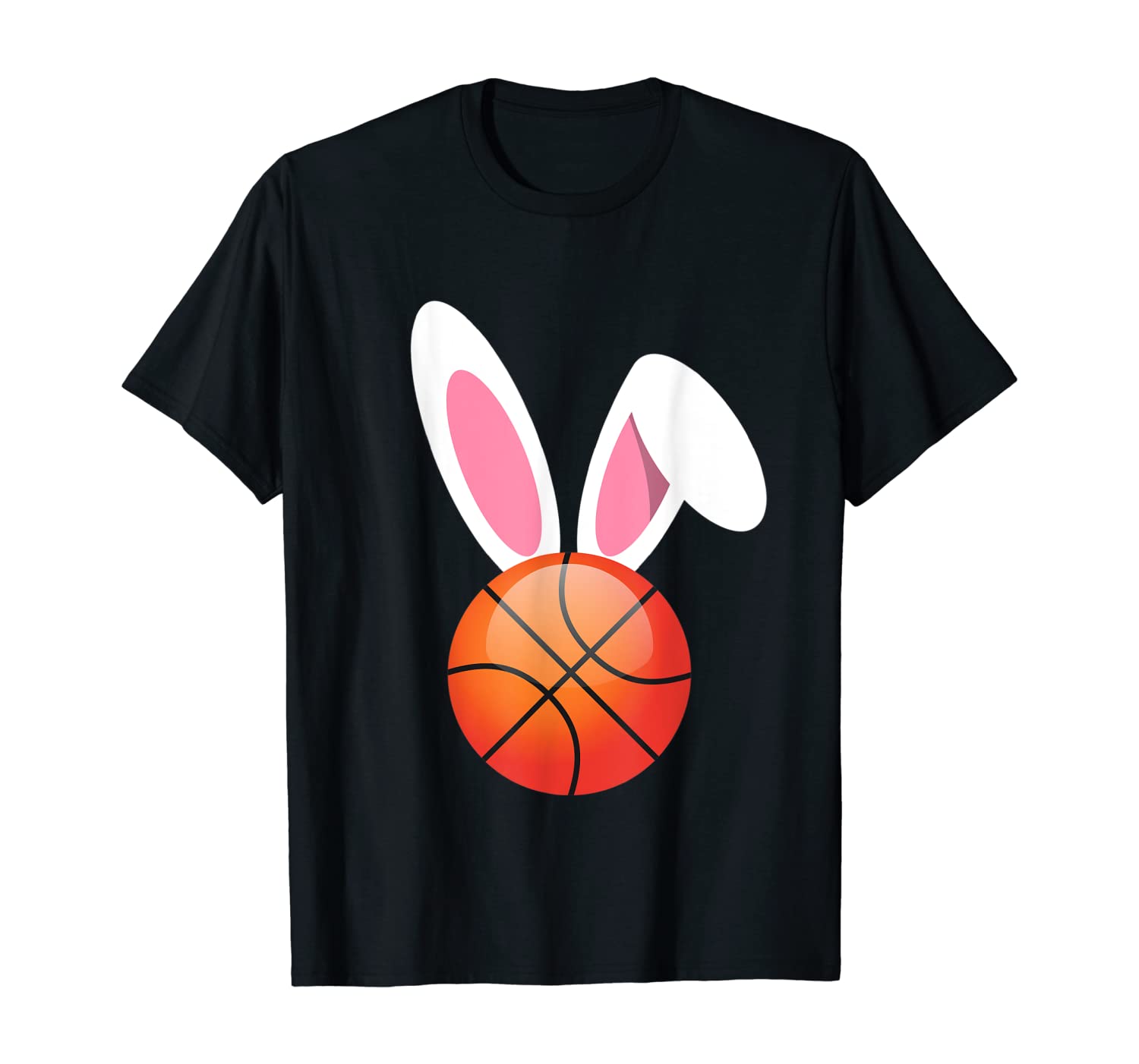Easter Basketball Bunny Rabbit Ears Egg Or Boys Girls 2020 T Shirt