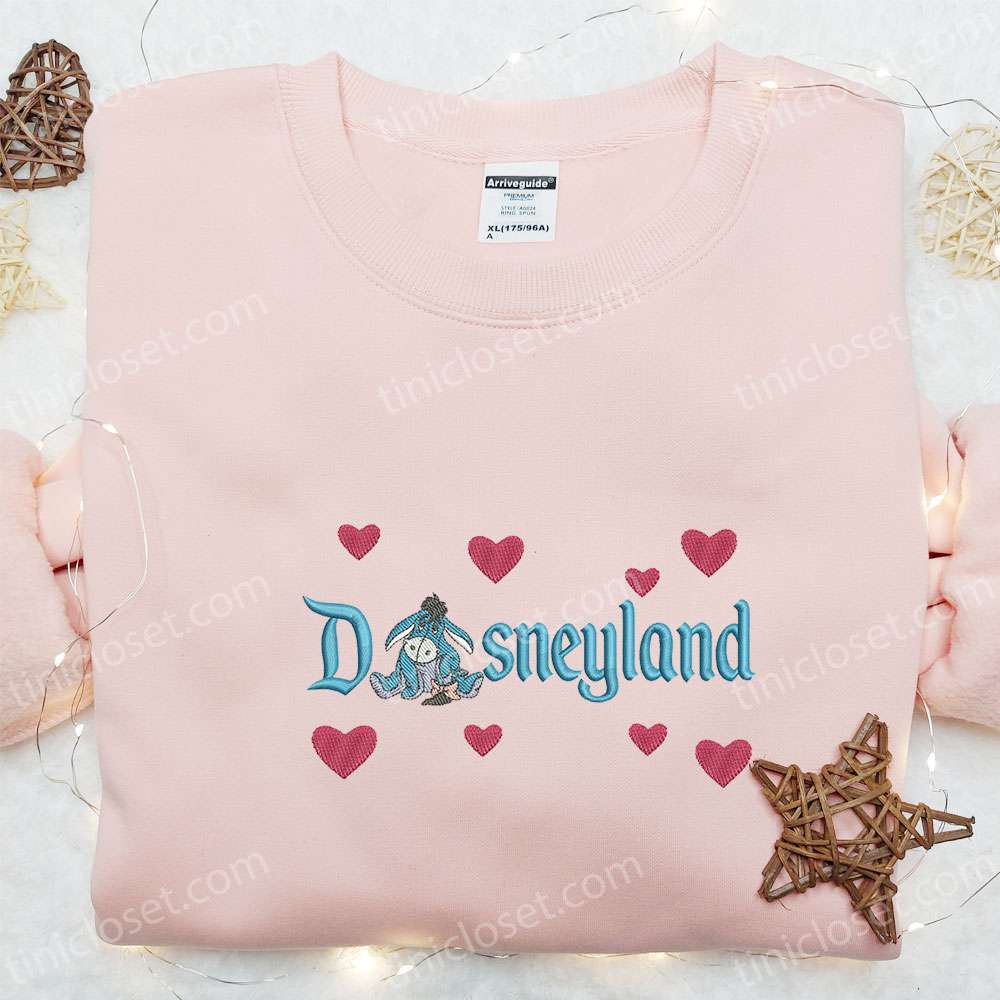 Eeyoreland Embroidered T-shirt, Disney Characters Embroidered T-shirt, Best Valentine’s Day Gift Ideas
