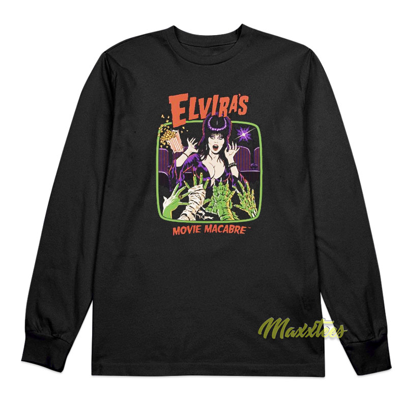 Elvira's Movie Macabre Long Sleeve Shirt
