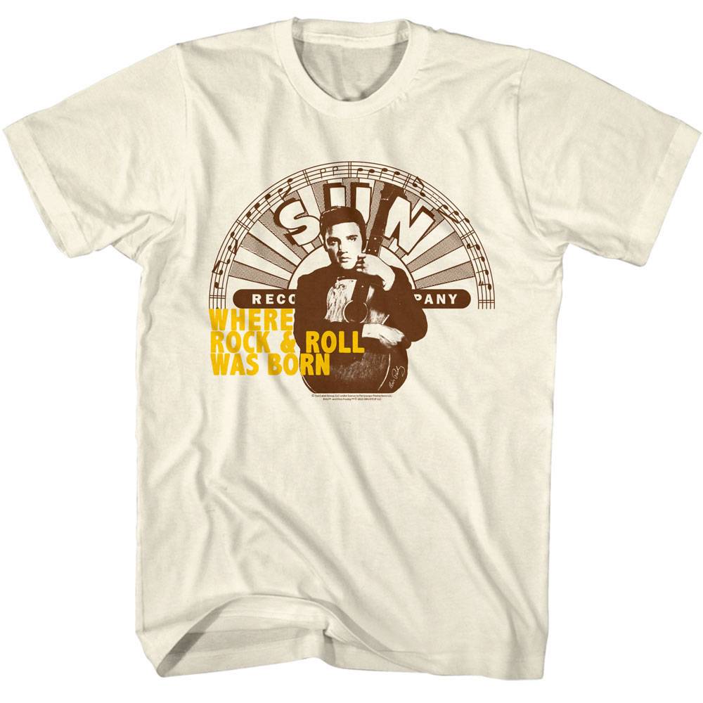 Elvis Presley Where Rock & Roll Was Born Men’s T Shirt