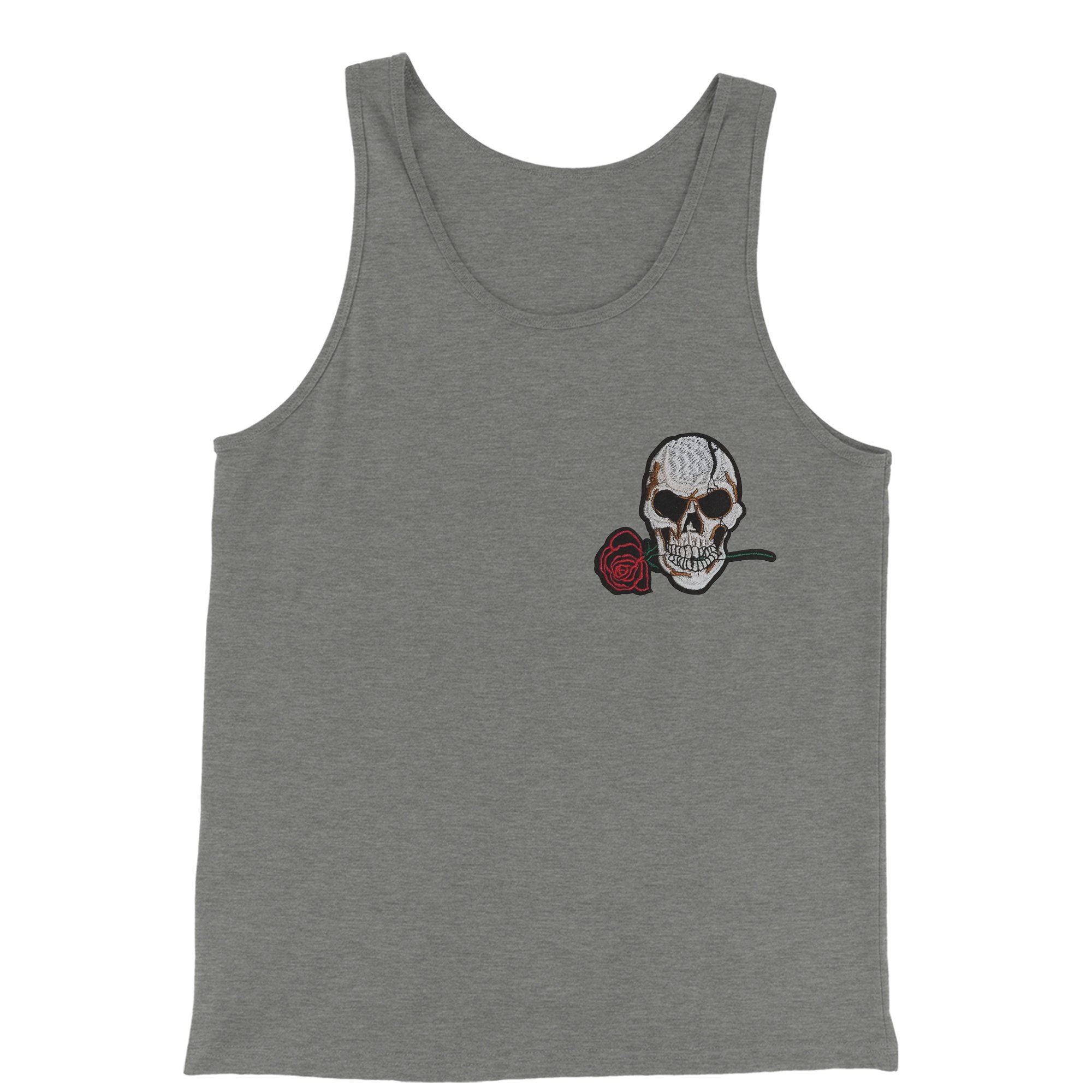 embroidered skull shirt