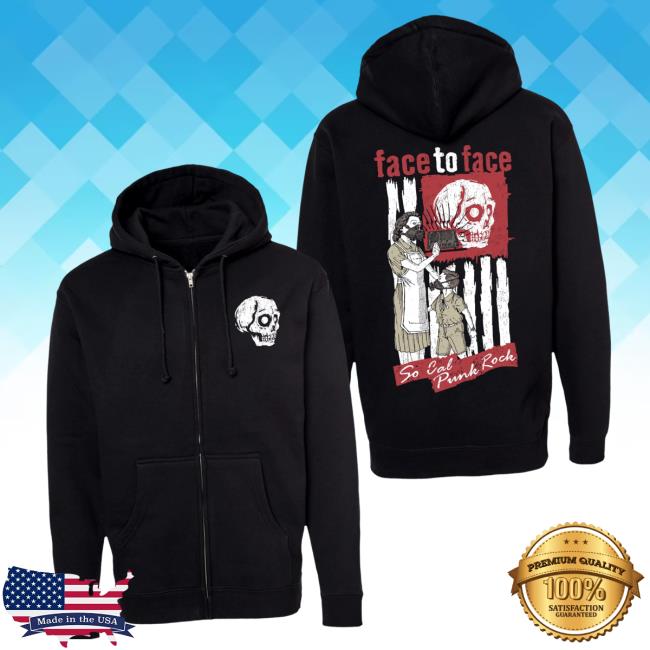 Enemy Ink Merch Store Face To Face – So Cal Punk Rock Zip Hoodie