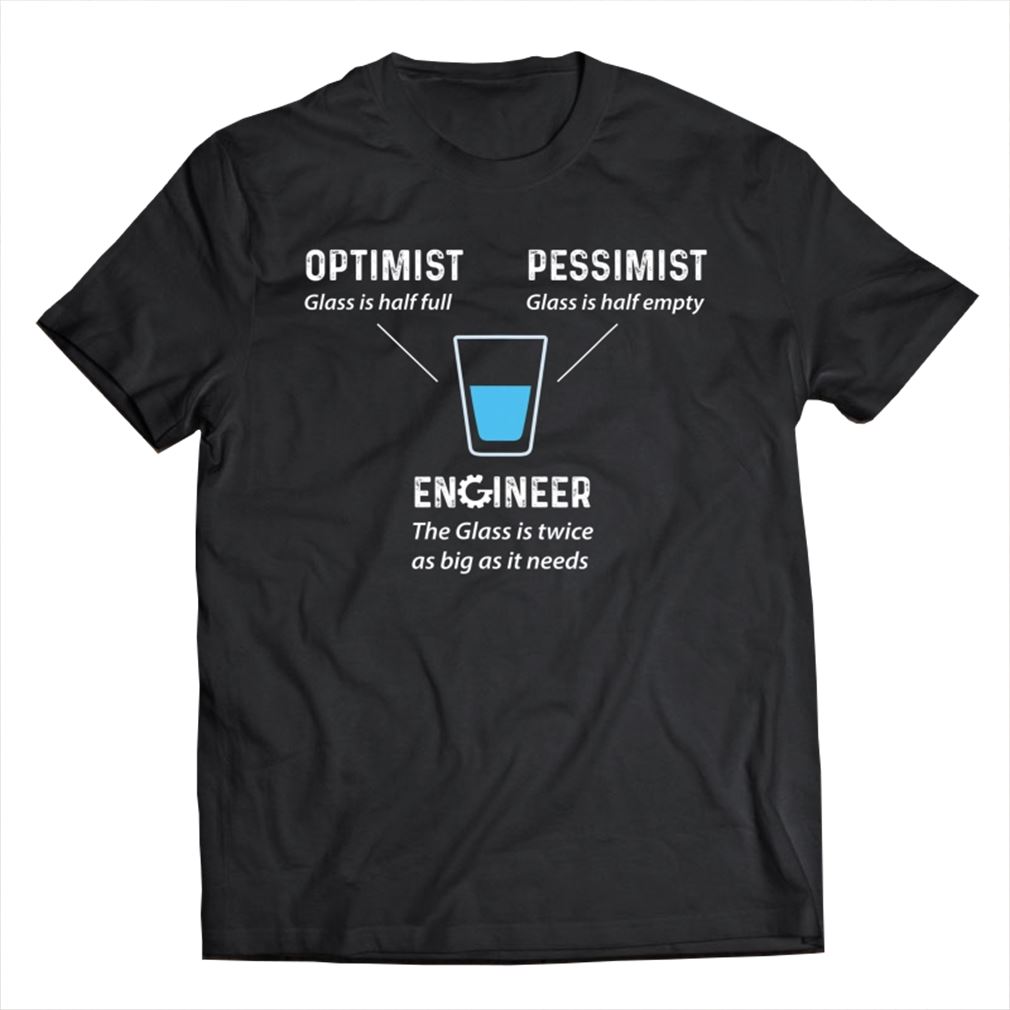 Engineer Glass Half Engineering Joke
