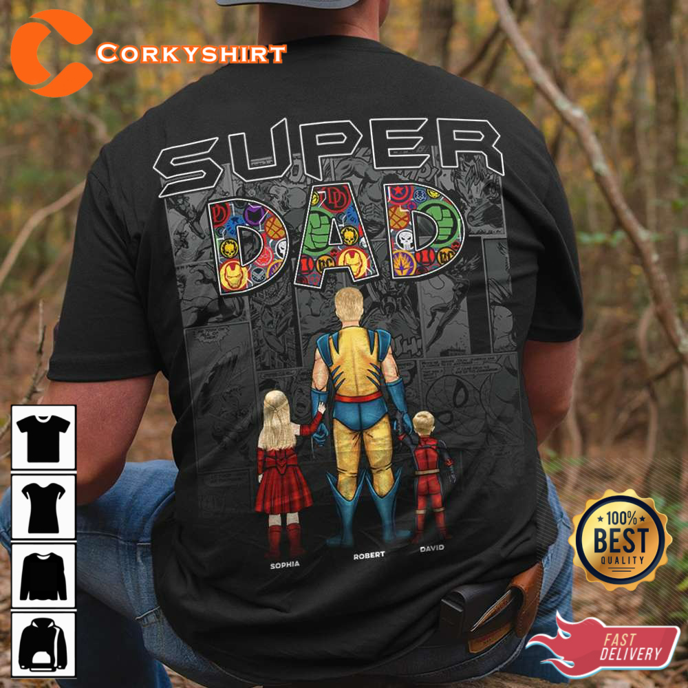 Family Super Dad Father’s Day New T-shirt