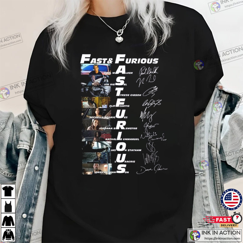 Fast And Furious Anniversary T-shirt, Fast & Furious Movie