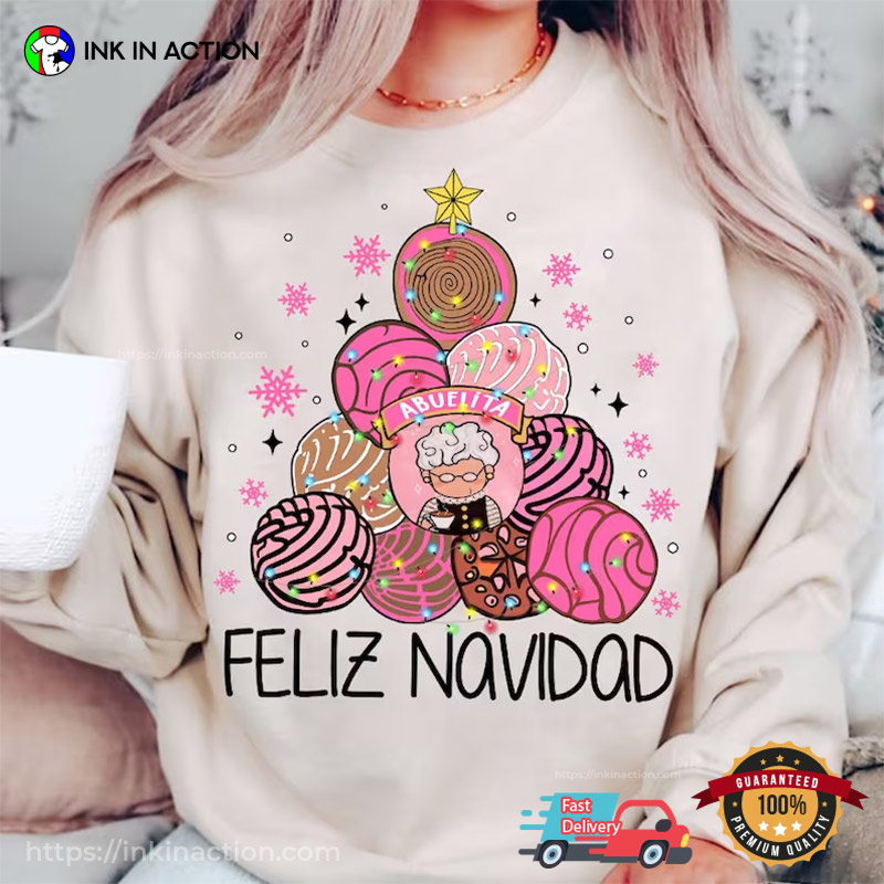 Feliz Navidad Abuelita Mexican Chocolate Valentine’s Day 2024 T-shirt