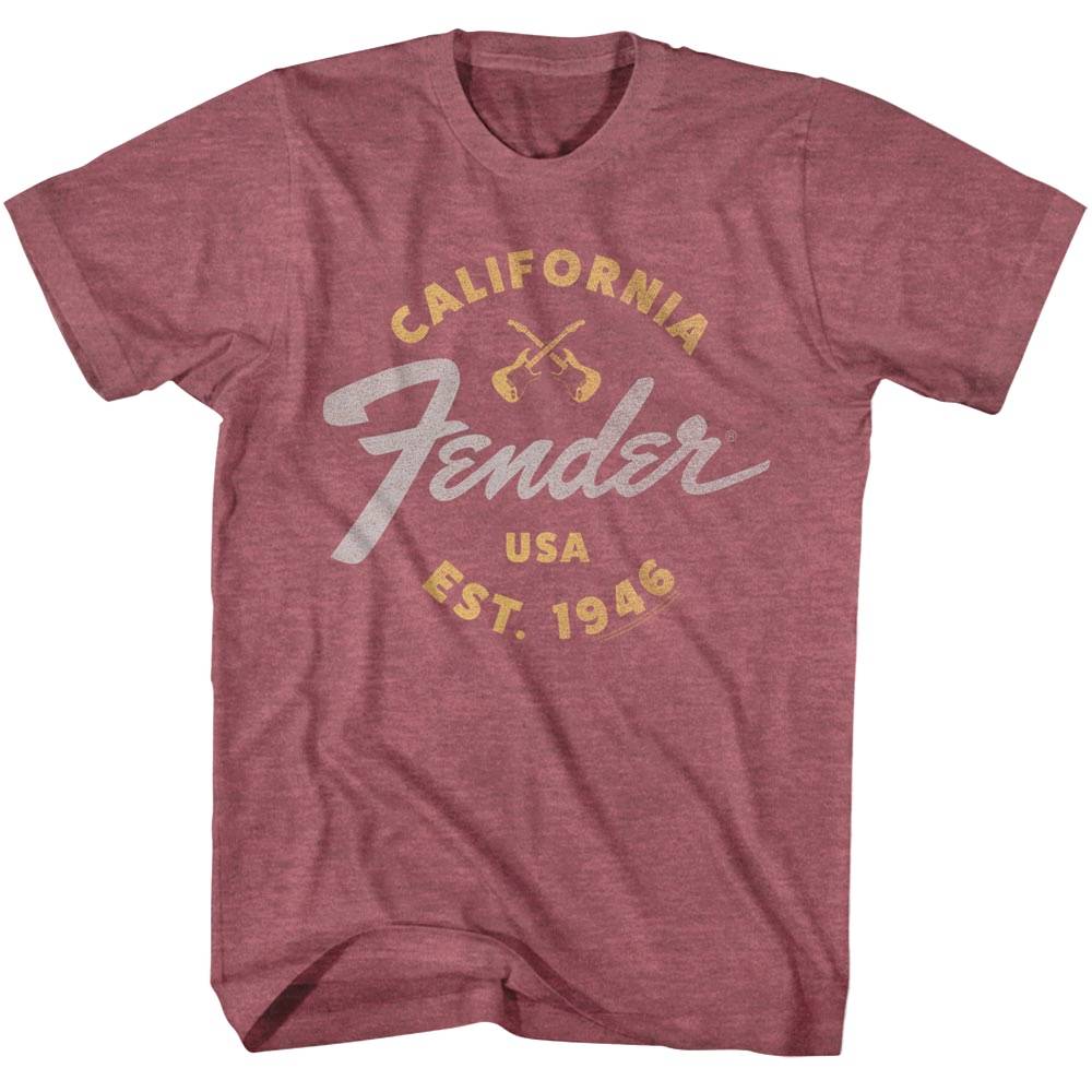 Fender California Usa 1946 Men's T Shirt