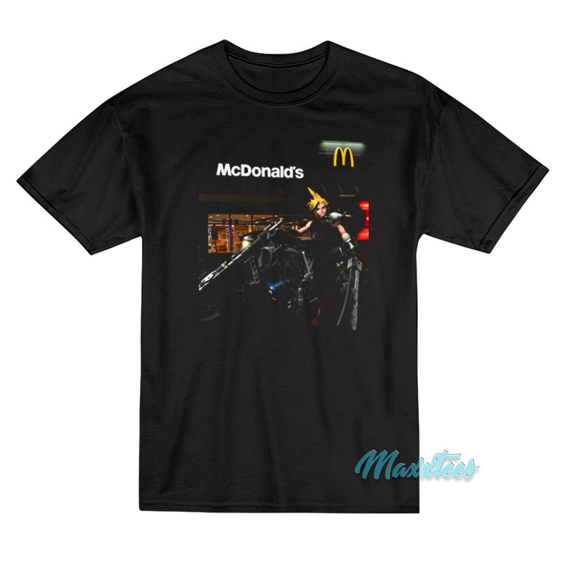 Final Fantasy Mcdonald's Maccas Run T-shirt