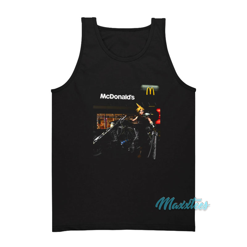 Final Fantasy Mcdonald's Maccas Run Tank Top