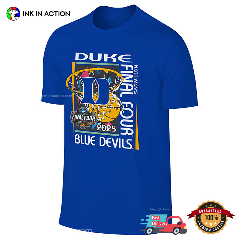 Final Four 2025 Ncaa Men’s, Duke Blue Devils Basketball T-shirt