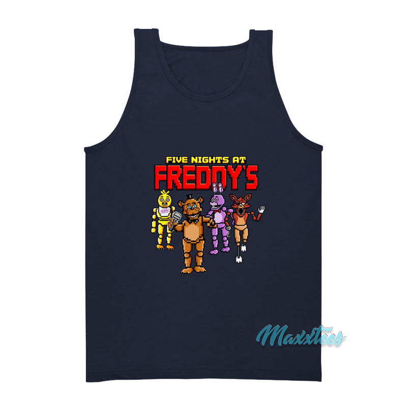 Five Nights At Freddy's Animatronics Group Tank Top