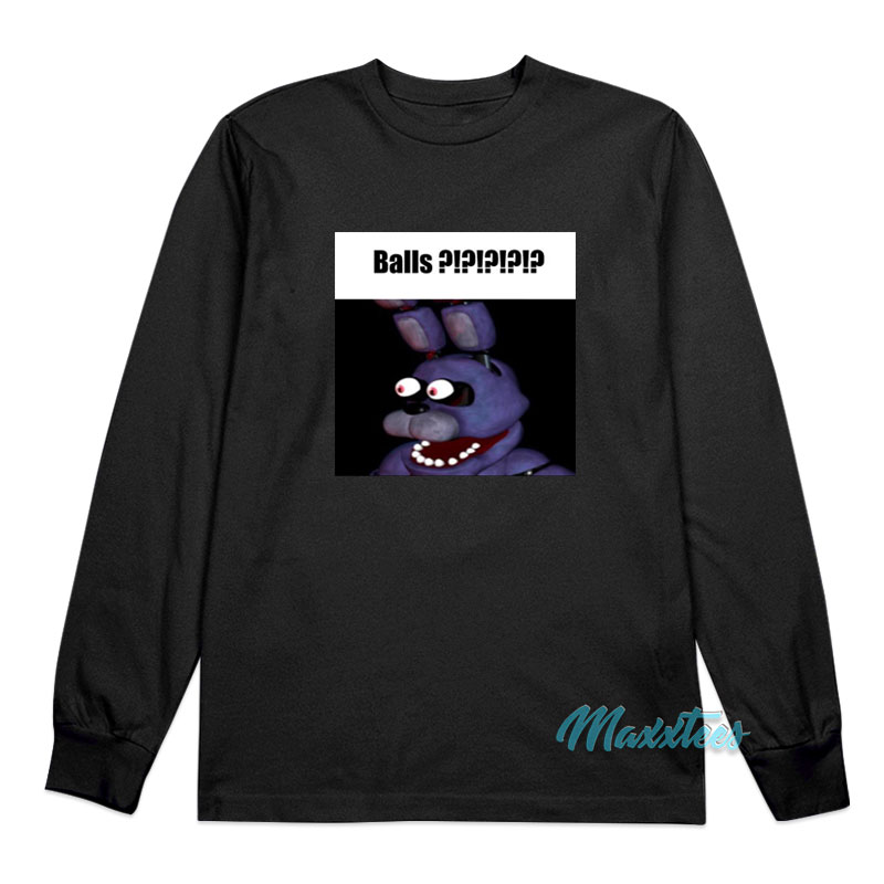 Five Nights At Freddy's Bonnie Balls Long Sleeve Shirt