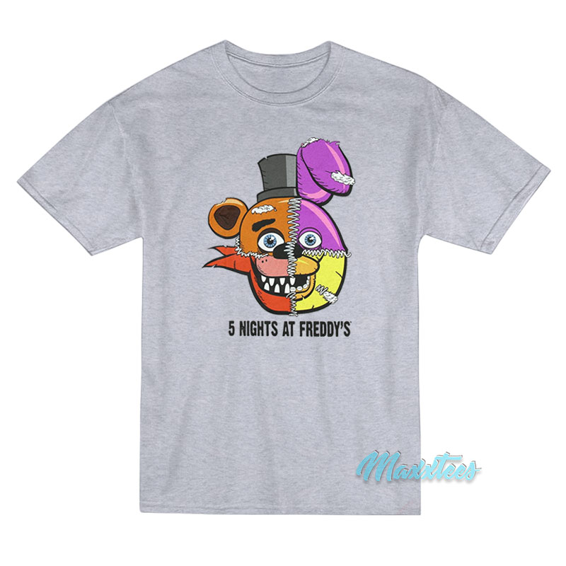 Five Nights At Freddy's Split Face T-shirt