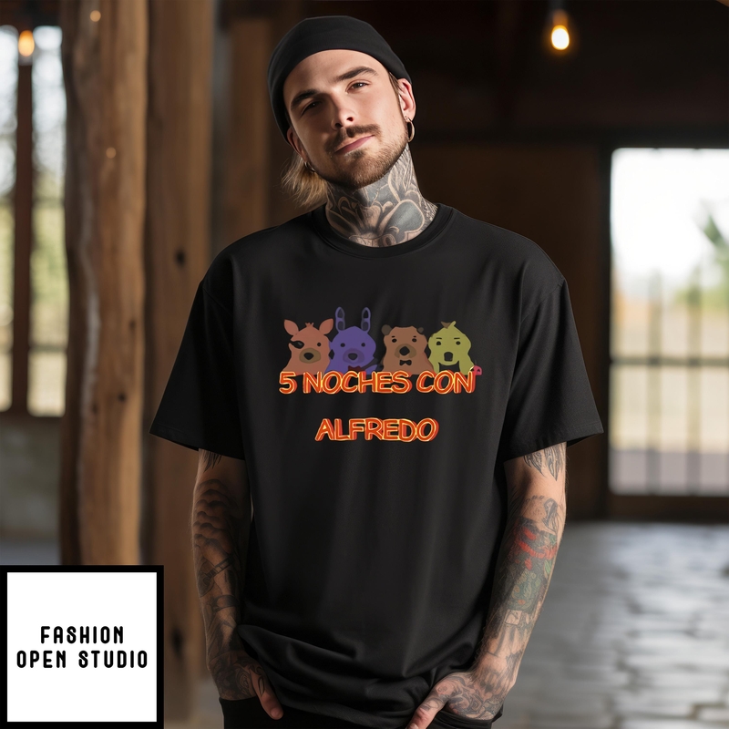 Five Nights At Freddy’s 5 Noches Con Alfredo T-shirt