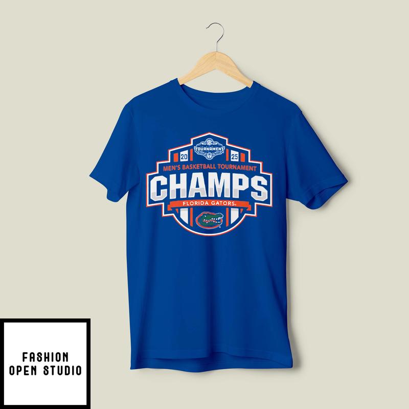 Florida Gators Men’s Basketball Sec Champs 2025 T-shirt