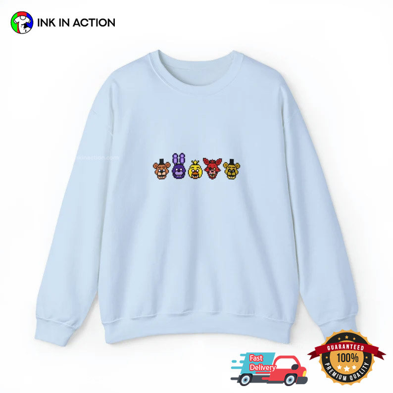 Fnaf Pixel, Five Nights At Freddy’s Roblox Shirt