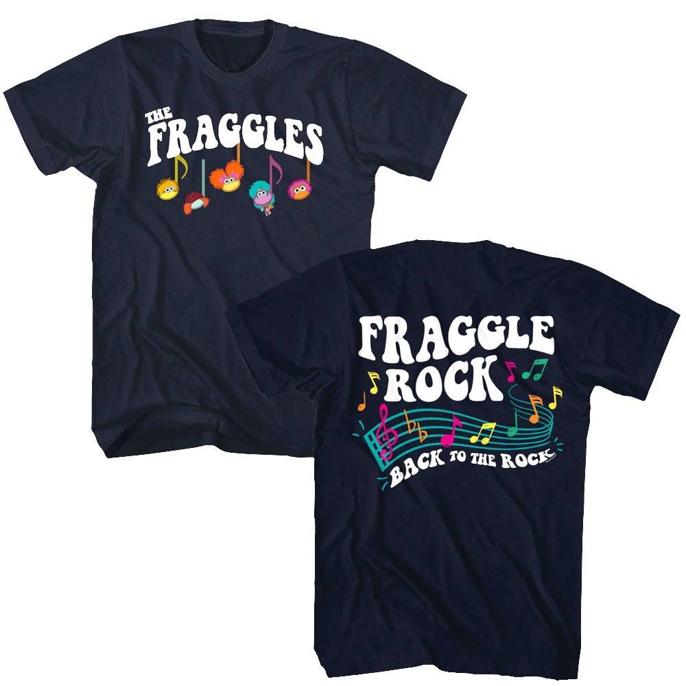 Fraggle Rock Musical Notes Men's T Shirt