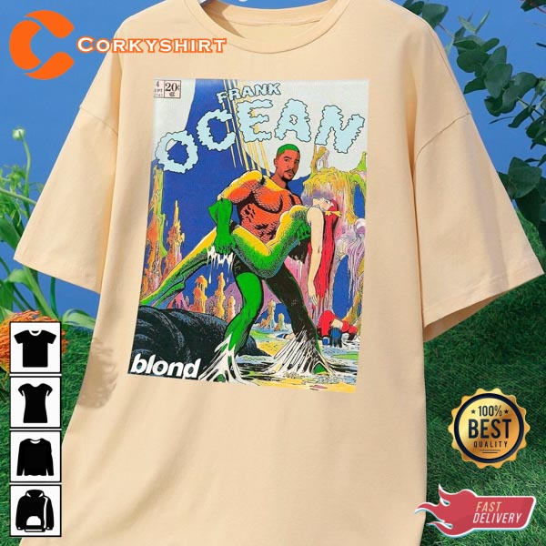 Frank Ocean Blonde Vintage 90’s Comic Style Unisex Graphic T-shirt