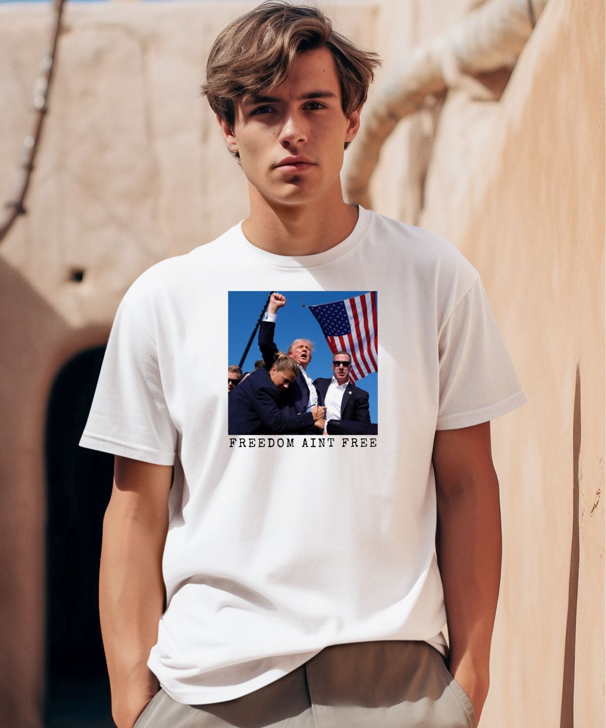 Freedom Ain’t Free Trump Shooting Shirt
