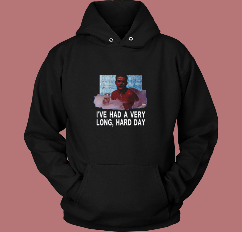 Friends Chandler I've Had A Very Long Hard Day Vintage Hoodie