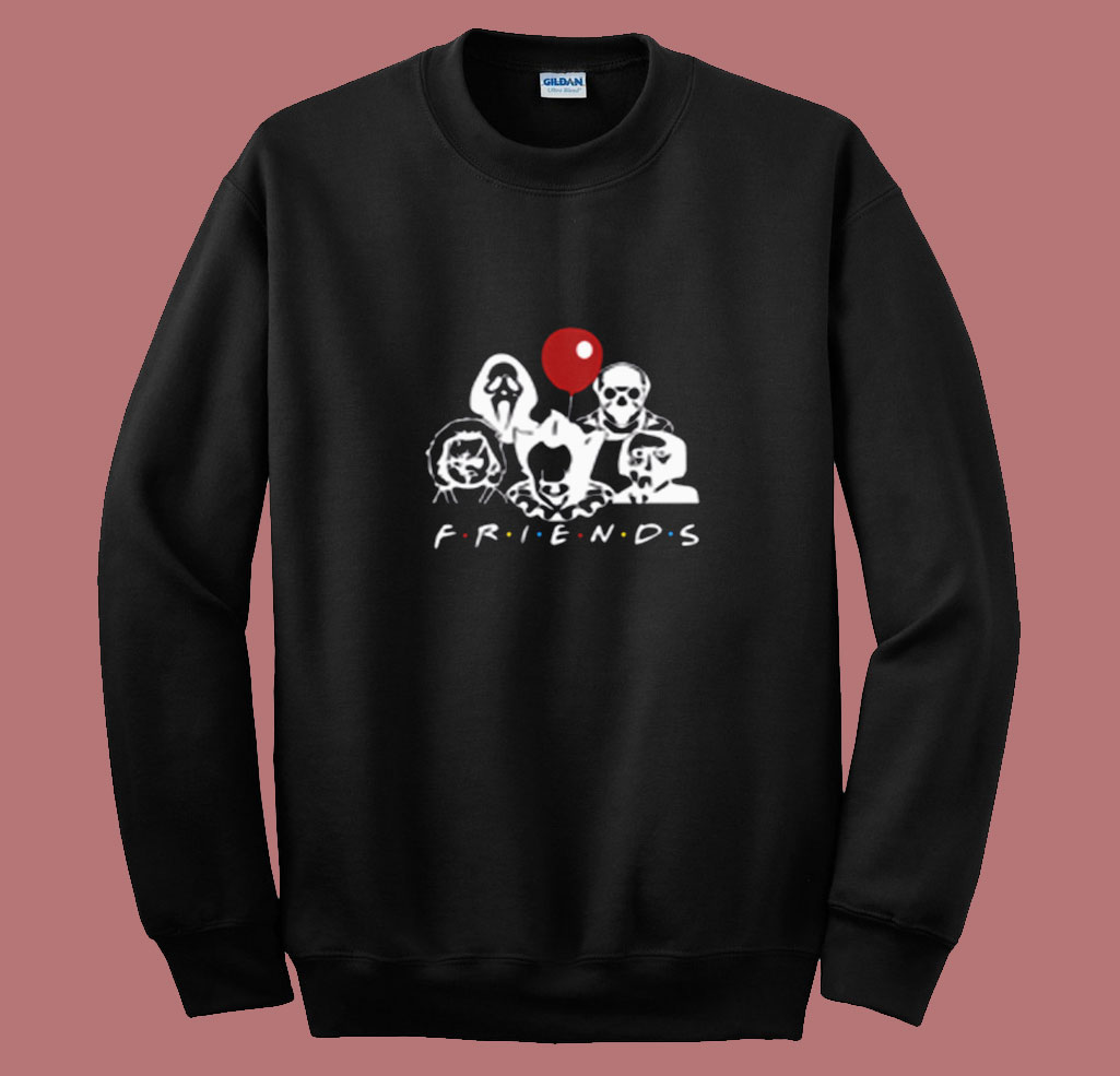 Friends Michael Myers Pennywise & Chucky Summer Sweatshirt